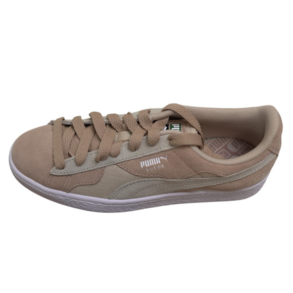 Puma Suede Classic Sneakers Cream & Tan Women’s US 8.5 NWOT Soft Fall Neutral - Picture 12 of 16